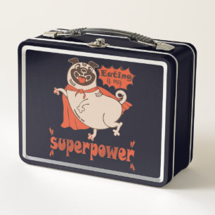 Lunch Box Manger est mon super-puissance rouge carlin style