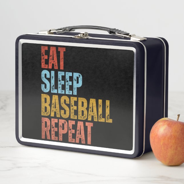 LUNCH BOX MANGER SOMMEIL BASEBALL RÉPÉTER (En situation)
