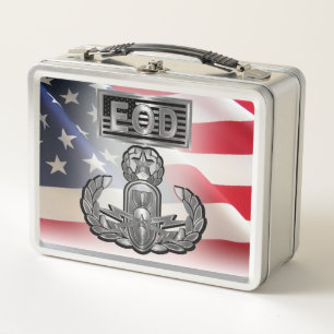 Lunch Box "Master Blaster" EOD avec drapeau américain