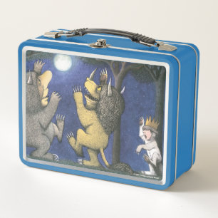 Lunch Box Max et les créatures sauvages dansant au clair de