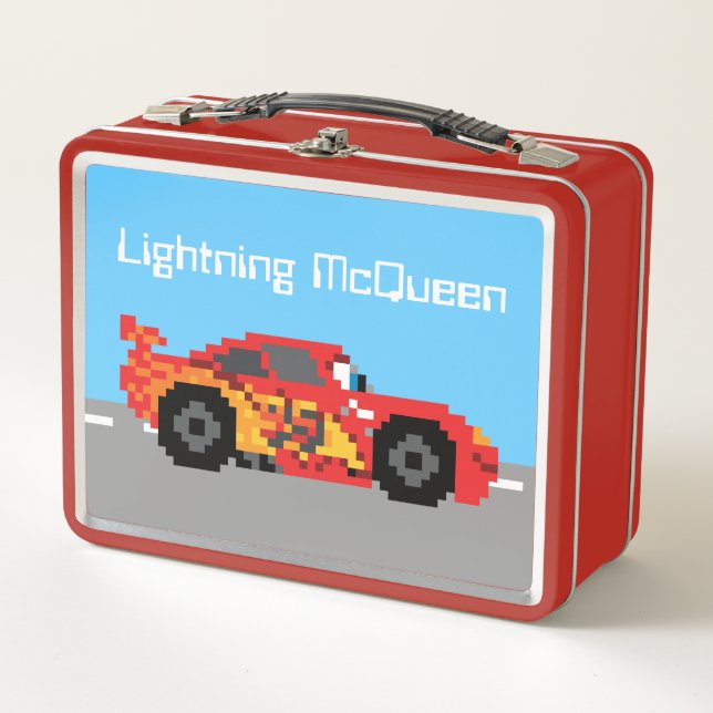 Lunch Box McQueen, éclair 8 bits (Devant)