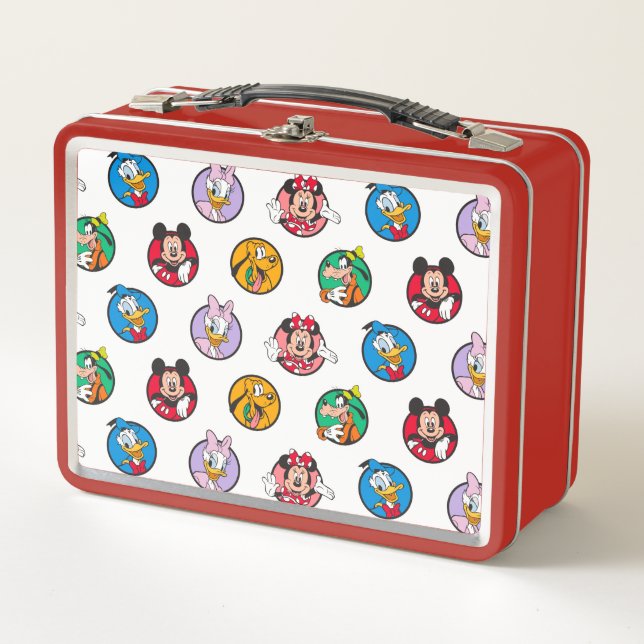 Lunch Box Mickey & Friends Classic Circles Pattern (Devant)