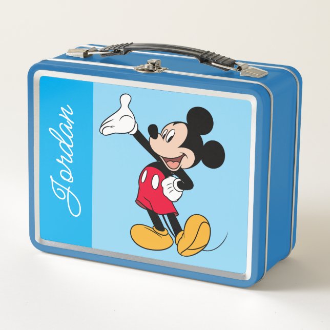 Lunch Box Mickey Mouse Open Hand Gesture (Devant)