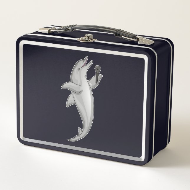Lunch Box Microphone Dolphin Singer (Devant)