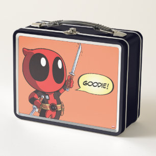 Lunch Box Mini Deadpool Avec Deux Épées Lunette Adulte
