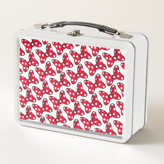 Lunch Box Minnie branchée | Monogramme de la boîte à points  (Devant)