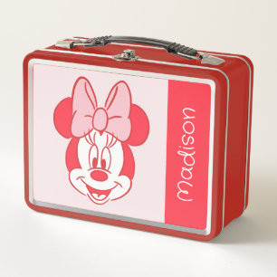 Lunch Box Minnie Mouse douce visage à l'arc ligne artistique