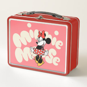 Lunch Box Minnie Mouse Tourbillon à pois de style