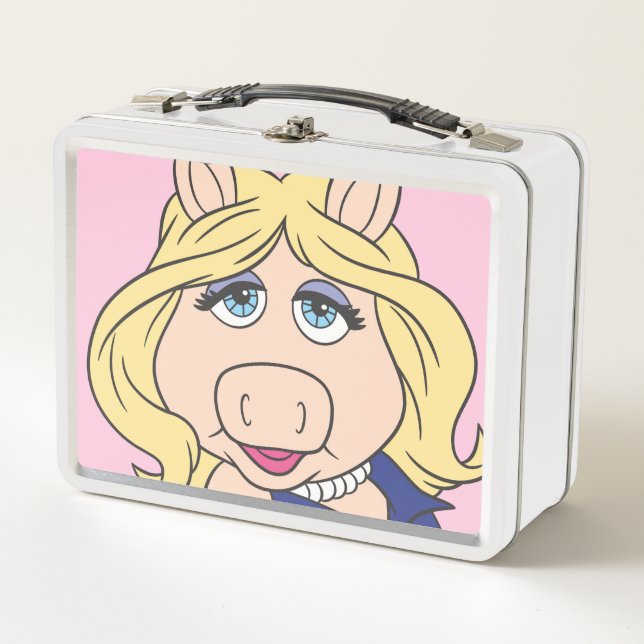 Lunch Box Miss Piggy en robe violette (Devant)