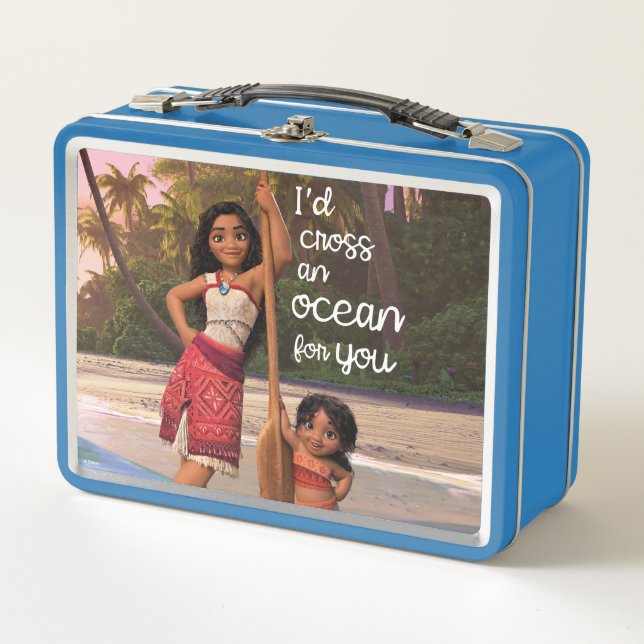 Lunch Box Moana & Simea : Je traverserais un océan pour vous (Devant)