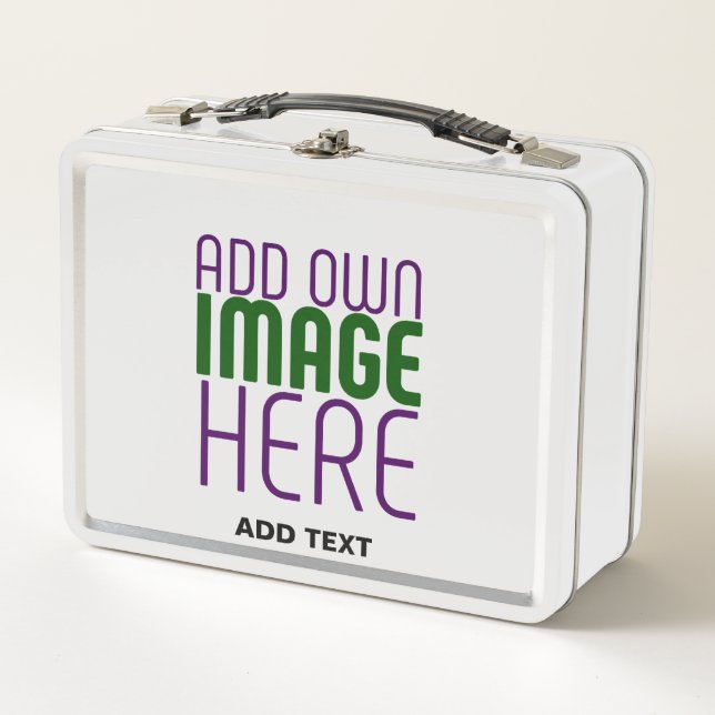 LUNCH BOX MODELE DE TEXTE D'IMAGE BLANC SIMPLE ÉDITABLE MODE (Devant)