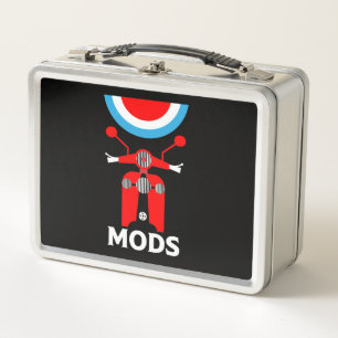 Lunch Box Mods Et Rockers Anglais D'Inspiration vintage