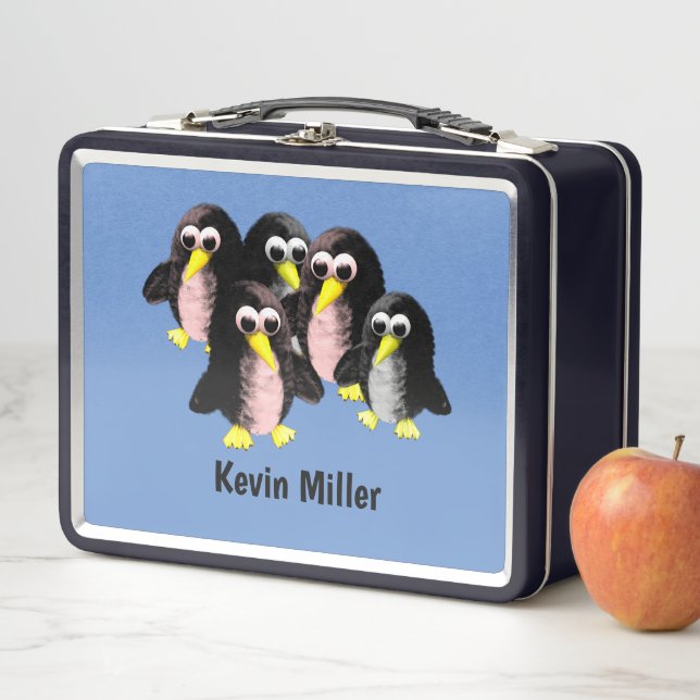 Lunch Box Mon ami le pingouin, Personnalisé pour les enfants (En situation)