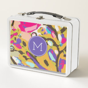 Lunch Box Monogramme   Boho rose I floral
