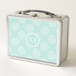Lunch Box Monogramme   Bonheur des Plantes   Pastel Succulen