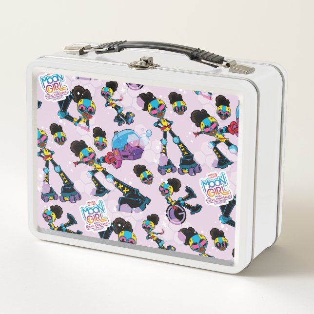 Lunch Box Moon fille caractère Pose Motif (Devant)