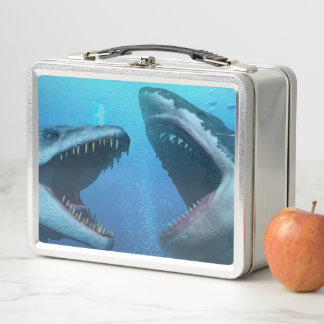 Lunch Box Mosasaure contre mégalodon