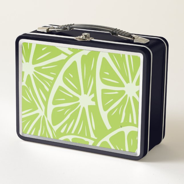 Lunch Box Motif citron (Devant)