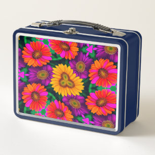 Lunch Box Motif coloré Daisy Bouquet
