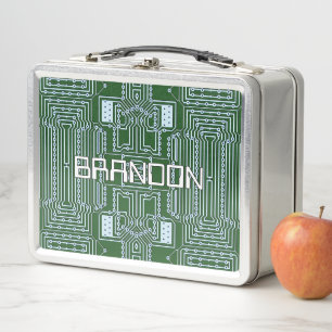 Lunch Box Motif de carte de circuit imprimé d'ordinateur gee