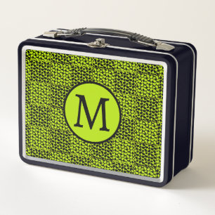 Lunch Box Motif de coeurs de tableau de bord en Lime Green