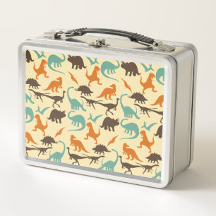 Lunch Box Motif de Dinosaur Silhouette