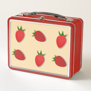Lunch Box Motif de fraises pour les fruits à l'été bonnes vi