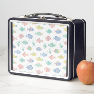 Lunch Box Motif de poissons tropicaux Tulimet colorés