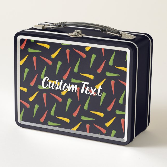 Lunch Box Motif de poivrons colorés (Devant)