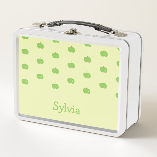 Lunch Box Motif de pommes vertes (Devant)