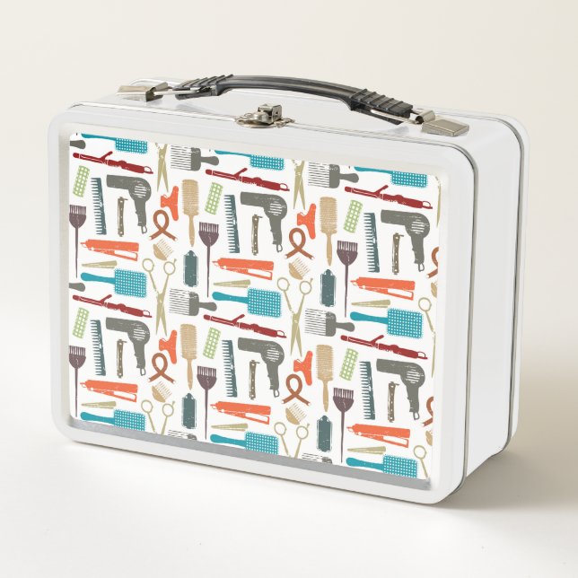 Lunch Box Motif de soins capillaires (Devant)