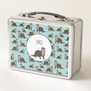 Lunch Box Motif d'illustrations de mignon Otter