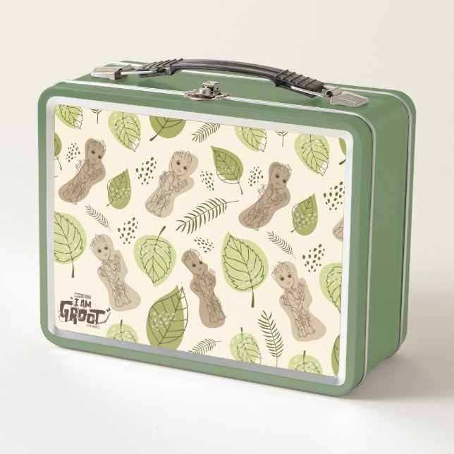 Lunch Box Motif du feuillage Groot (Devant)