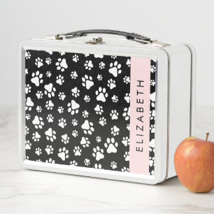 Lunch Box Motif mâle, Patrouilles de chien, Noir et Blanc, V