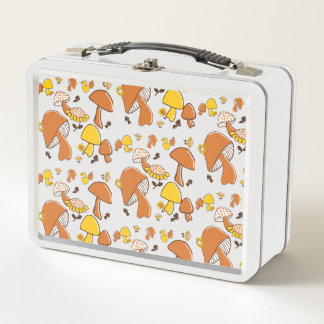Lunch Box Motif nostalgique de champignons