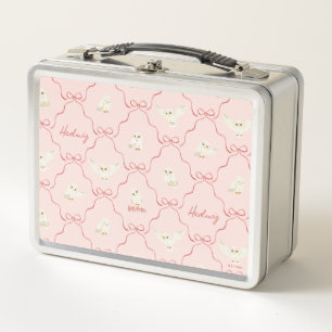 Lunch Box Motif Ruban Rose Hedwig