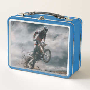Lunch Box Motocross Rider