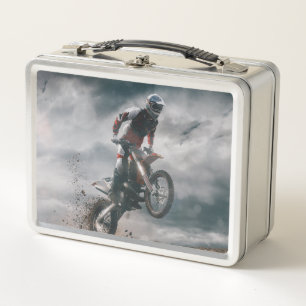 Lunch Box Motocross Rider