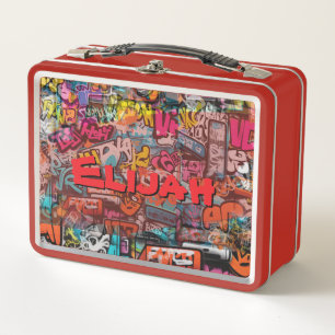 Lunch Box Mur de Graffiti Urbain
