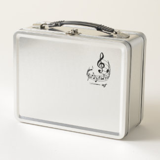 Lunch Box Music notes with treble clef on staff