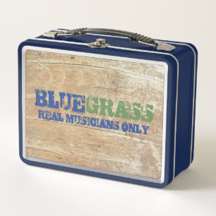 Lunch Box Musique Bluegrass Véritable Musiciens Seulement Su