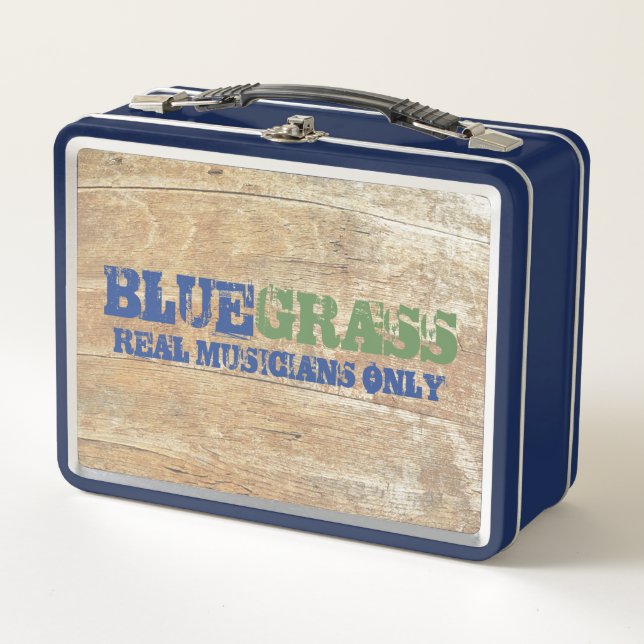 Lunch Box Musique Bluegrass Véritable Musiciens Seulement Su (Devant)