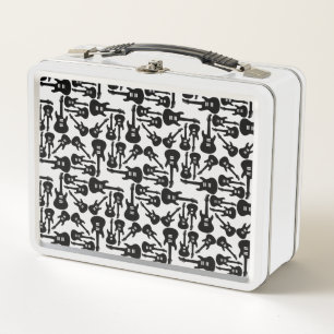 Lunch Box Musique Motif de guitare électrique sur mesure