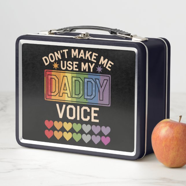 Lunch Box Ne m'oblige pas à utiliser Daddy Voice Gay Rainbow (En situation)