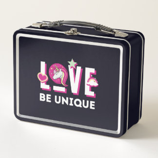 Lunch Box Né pour être une licorne Imaginaire magique animal