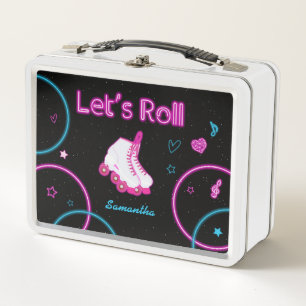 Lunch Box Neon Llow Roller Skating Roll