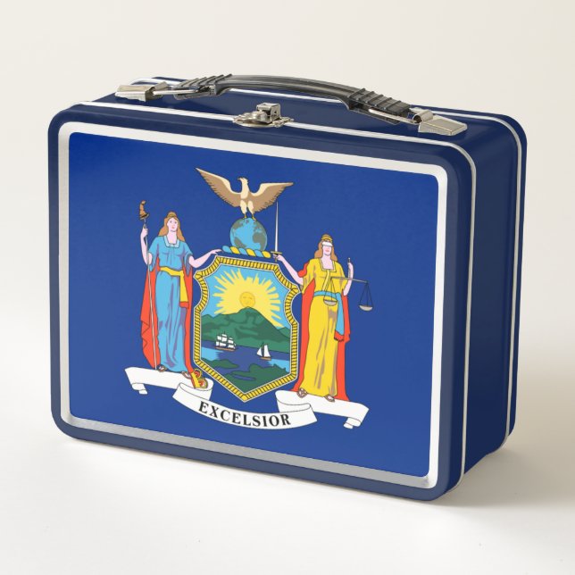 Lunch Box New York : The Empire State, Home Big Apple Flag (Devant)