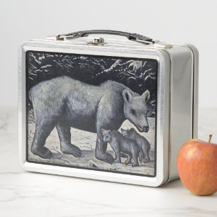 Lunch Box Niko Pirosmani, Ours blanc aux petits
