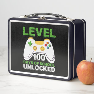 Lunch Box Niveau 100 Jours d'école débloqués Joueur Vidéo Je