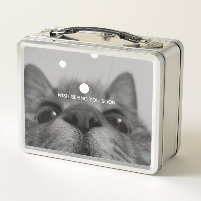 Lunch Box Noir&Blanc 17yro kitty (Dos)
